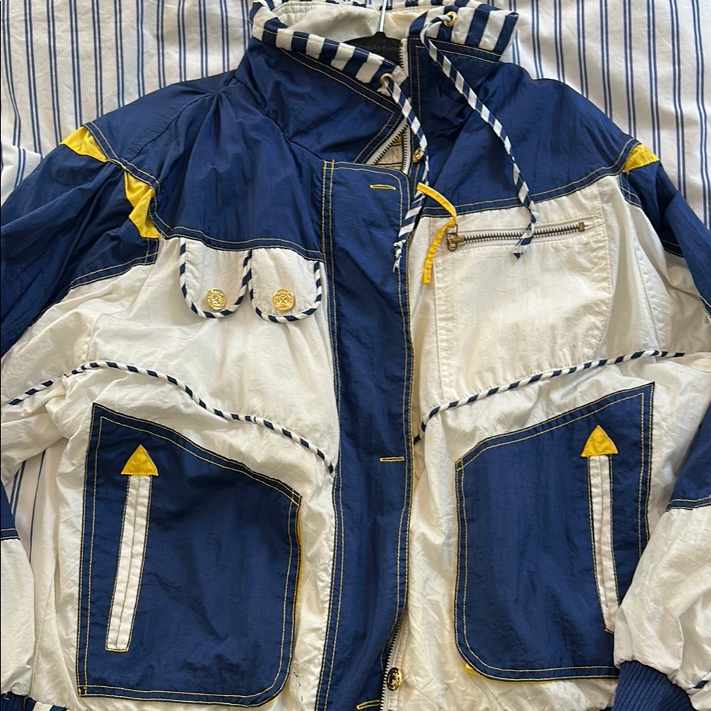 RARE Vintage Disneyworld Nautical Windbreaker